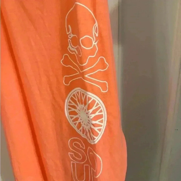 Lululemon soul cycle orange racer back tee size large - Picture 3 of 4
